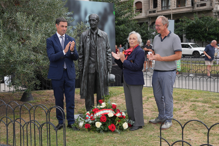 Eusko Jaurlaritzak Jes�s Mar�a de Leizaola Lehendakariaren jaiotzaren 130. urteurrena ospatu du Donostian